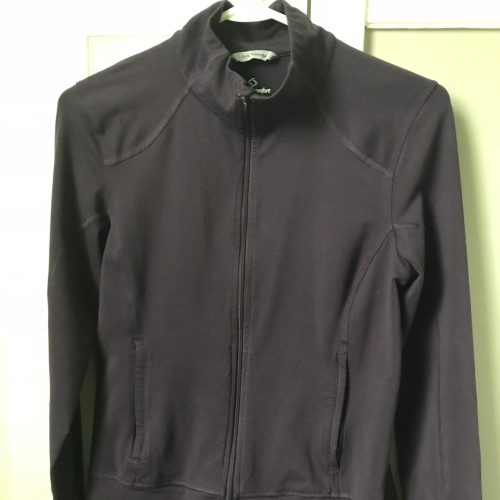 Moving comfort long sleeve zip up